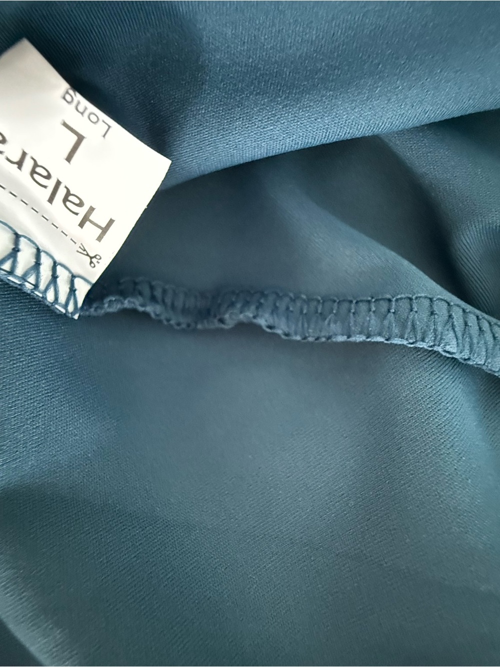 Halara SoftlyZero Airy Backless Twisted Flare Active Dress NEW Blue Large LONG - Picture 7 of 7